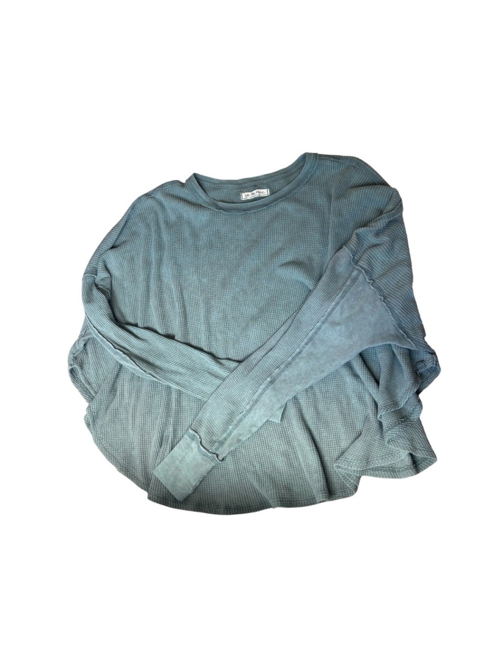 We The Free by Free People "Microphone Drop" waffle knit thermal